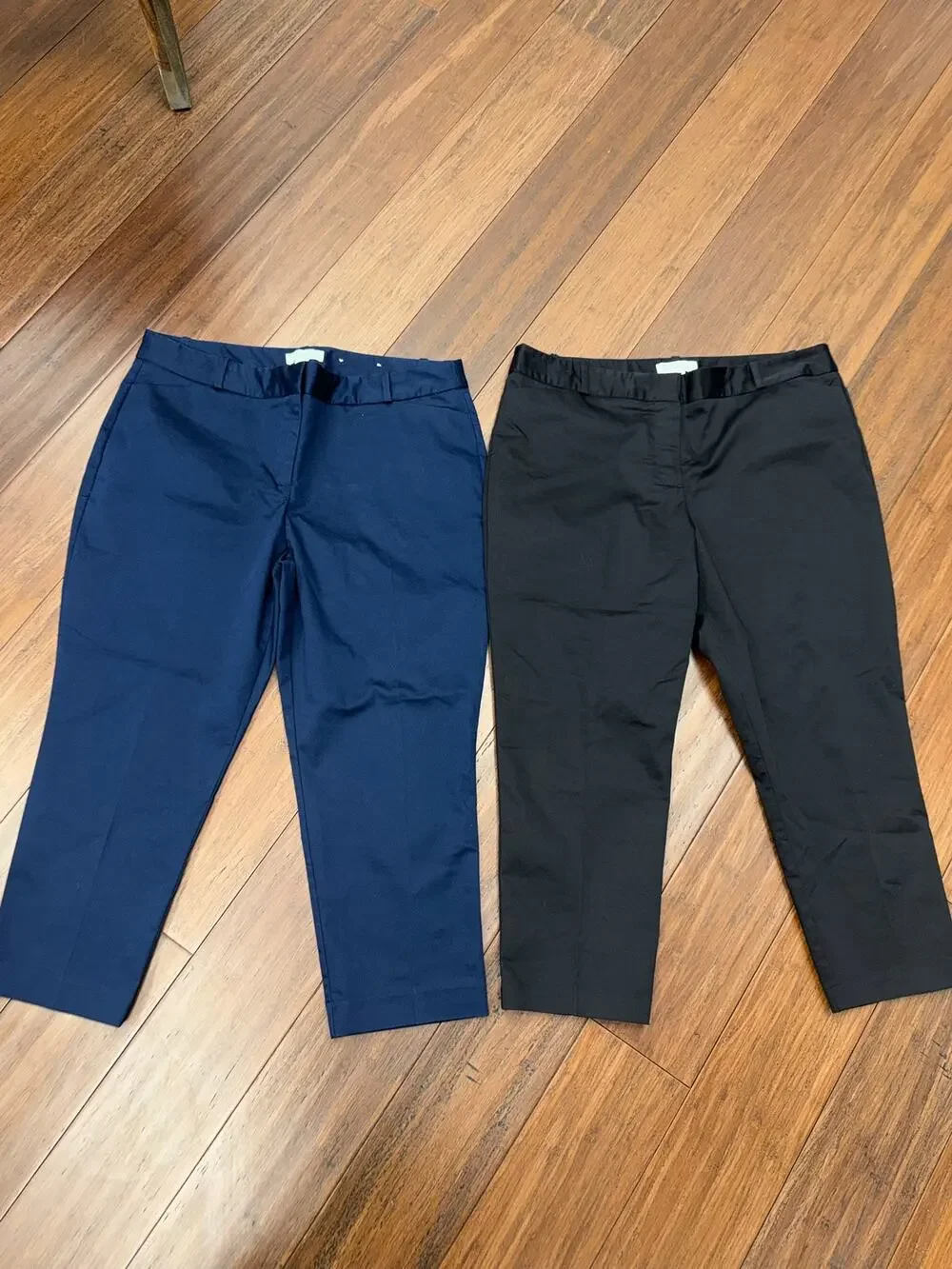 2 NEW pair Capri Cropped Liz Claiborne Dress Casual Pants Size 10 P